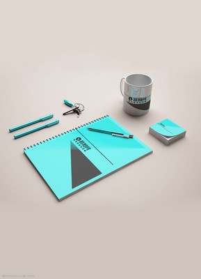 辦公用品VI設計與數碼產品 融合傳統(tǒng)與科技的品牌形象構建